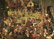Pieter Bruegel, fastlagens strid med fastan
